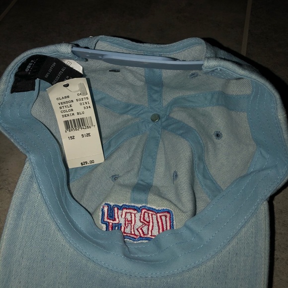 NEW NWT Men’s Obey Worldwide Blue Denim Hat OSFA - Picture 5 of 5